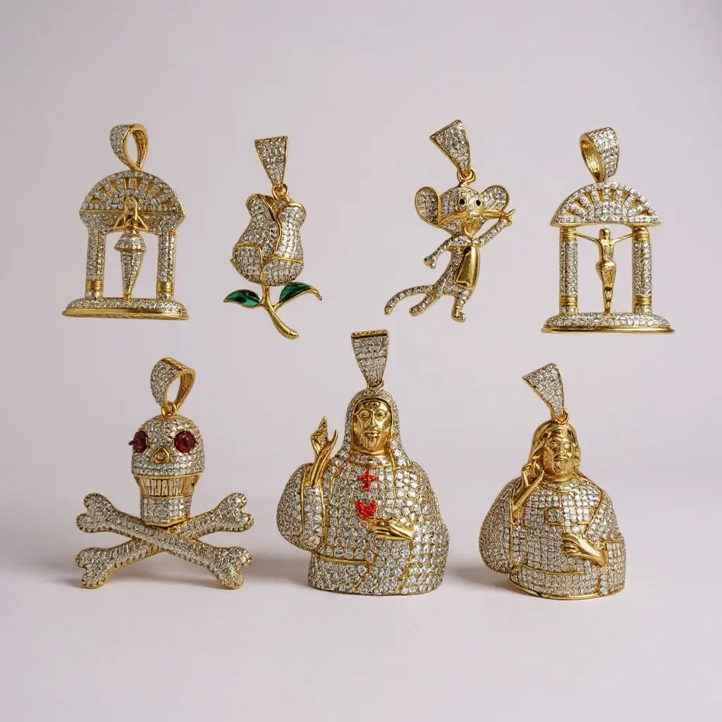 Didiray 14K Gold Plated Hypoallergenic Pendant Necklaces, Casual Fashion Jewelry for Daily Wear, High Quality Luxury Finish.