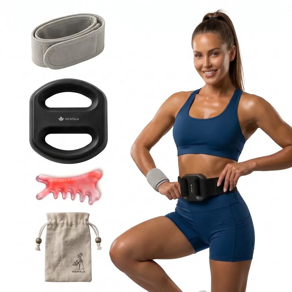 Dual-Loop Electric Vibration Ring Massage Device, Handy Portable Handheld Self-Treat Tool with Adjustable Waist Strap for Multiple Body Parts, Great Adult Gift #vibrationringmassagedevices #portablevibrationmassagedevices
