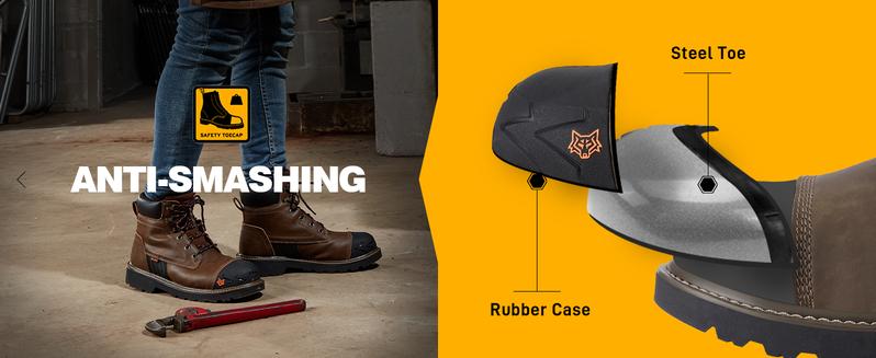 Men's Steel Toe Safety Work Boot Slip Resistant Puncture Utility Shoes Industrial Construction Outdoor botas de trabajo para hombre Safety boots Men's Steel Toe Safety Work Boot Slip Resistant Puncture Utility Shoes Industrial Construction Outdoor botas de trabajo para hombre Safety boots