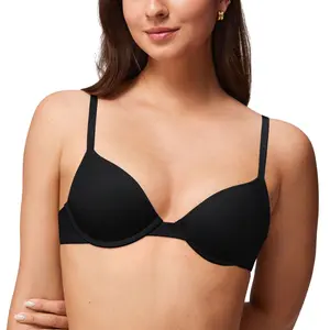 Lift Up Underwire  Bras for Women Small Breasted Padded T-Shirt Bras with Support 32AA-38A