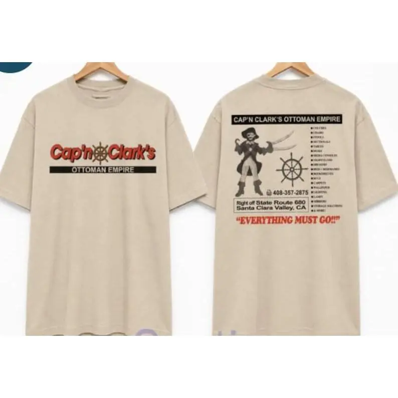2-sided Comfort Colors Cap’n Clark’s Ottoman Empire Tshirt