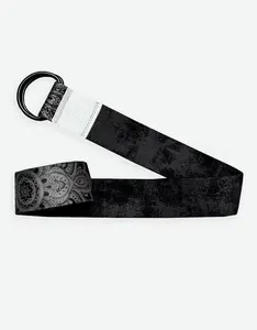 Yoga Strap - Mandala Black