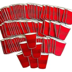 RED CUP Patch Iron On Ready Solo Patch Brand New Embroidered Can Also Sew On - Beer Pong