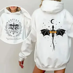 Basgiath War College Double-Sided Sweatshirt, Violet Sorrengail Fourth Wing Shirt, Bookish Dragon Rider Apparel, Booktok Merch, Gift for Book Lovers