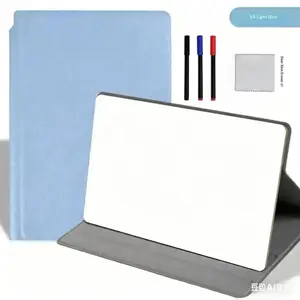 Portable Standing Whiteboard Notebook, Leather Desktop Draft Pad, Foldable Writing Board, Handwritten Sketch Paper, Convenient and Compact Design