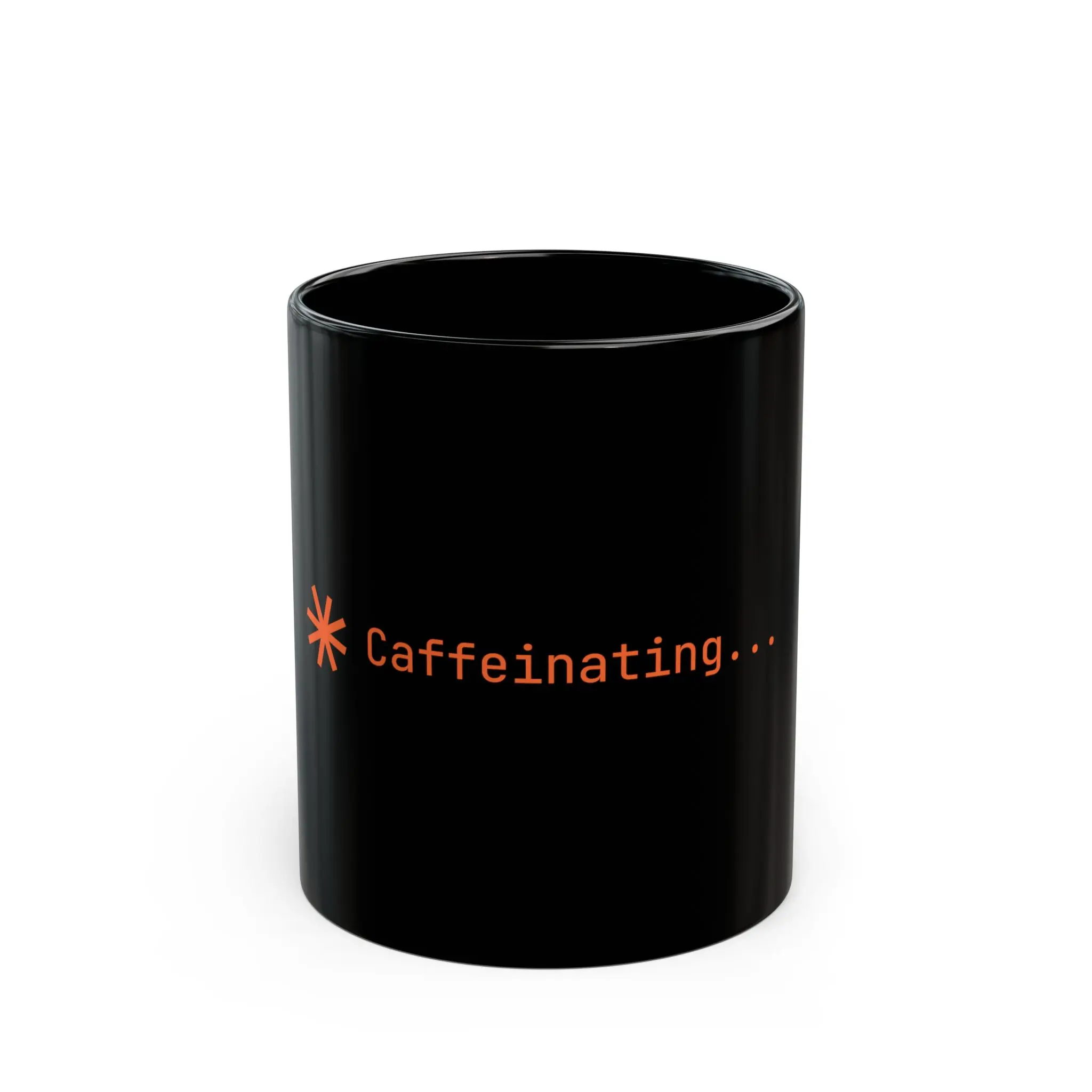 Caffeinating Claude Code Mug - AI Developer Coffee Mug for Programmers