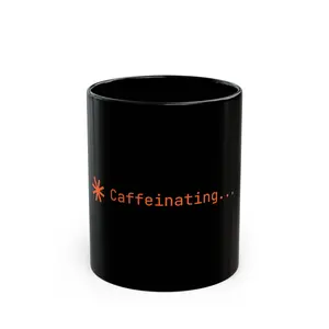 Caffeinating Claude Code Mug - AI Developer Coffee Mug for Programmers