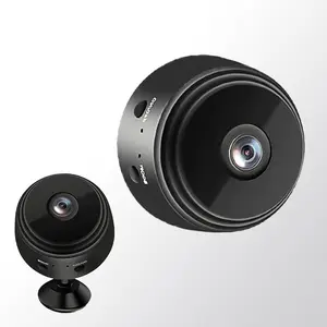 360° Rotating Wireless Pet Monitor Camera, Indoor Surveillance with Video Playback, Rechargeable Battery, Self-Adhesive Installation