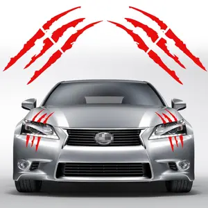 Monster Claw Scratch Vinyl Decal Set of 2