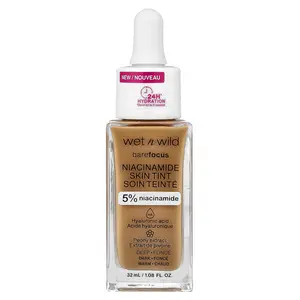 wet n wild Barefocus, Niacinamide Skin Tint, 1116325 Deep, 1.08 fl oz (32 ml)