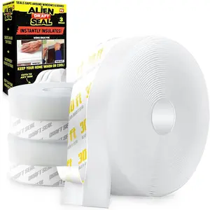 Alien Draft Seal Stripping Door Seal – 64ft (3 Rolls) Door Bottom Draft Stopper Tape