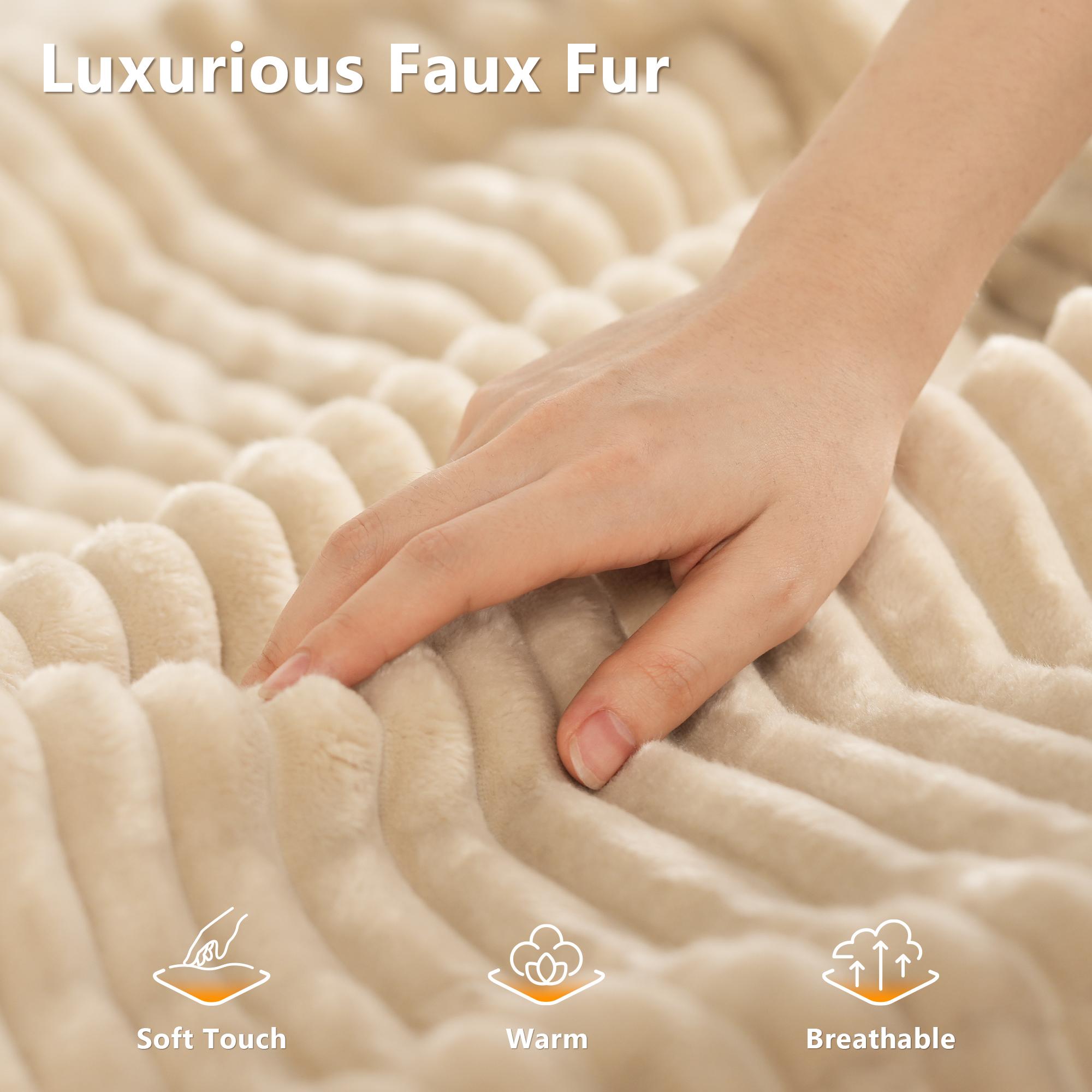 XIZZI 131" U-Shape Modular Sectional Cloud Couch Set with Chaise ‌and Ottoman‌, Upholstered Modular Cloud Sofa for Living Room Apartment - Easy Assembly Required