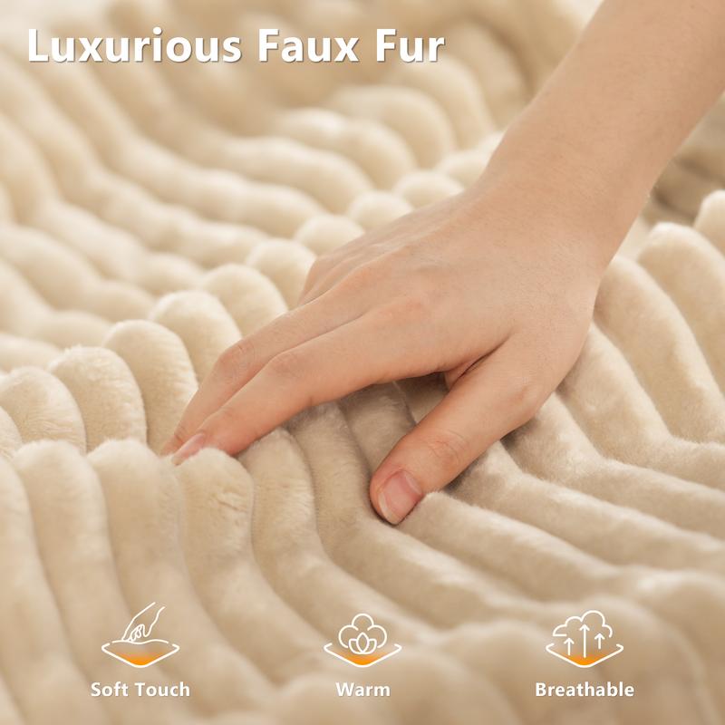 XIZZI Modular Sectional Sofa, 130.7" U Shaped Couch Set   with Chaise ‌and Ottoman‌ - Easy Assembly Required! Deep-Seat, Upholstered Modular Cloud Sofa for Living Room, Plush Corduroy Fabric ﻿-7 Seater