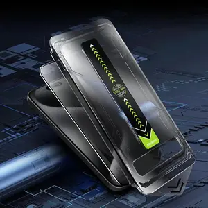 Tempered Glass Phone Screen Protector, 2 Counts 360 Degree Anti-spy Phone Screen Protective Film, Phone Accessories for iPhone 16/15/14/13 Series, Cellphone Protection Smartphone
