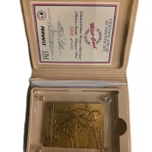Limited edition, bronze, mint, card, Mickey mantle pinnacle, 1992