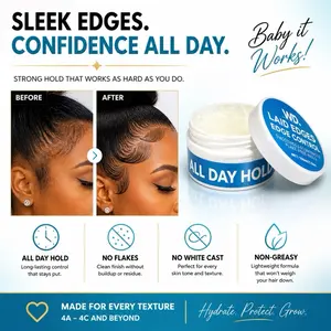WD Laid Edges Edge Control Last 24+ Hours Long Lasting Strong Hold Lightweight outdoorfun