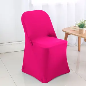 Premium Spandex (220 GSM) Folding Chair Cover - Fuchsia (1pc)