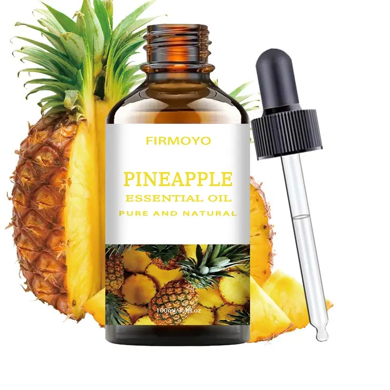3.03 ounces Pineapple Essential Oil, a moisturizing, hydrating treatment oil, Body Oil Moisturizer, with a light texture that absorbs easily, suitable for facial skincare, body massage, and daily care, it can be used on the face, body