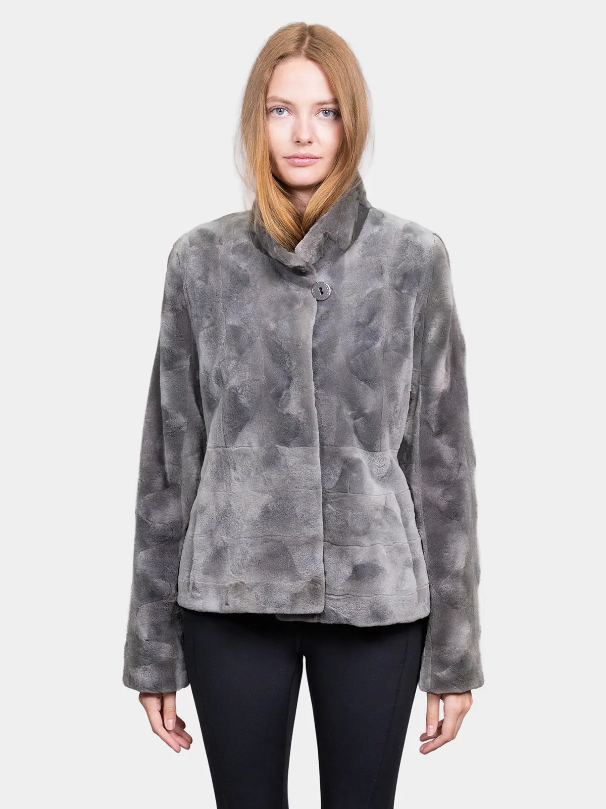 Women's Paloma Sculptured Sheared Mink Jacket