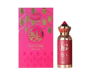 Arabiyat Prestige Lutfah First Love Floral EDP Spray for Women - Vanilla Base, 2.7 fl oz (3-3.9 fl oz Range), Single Item