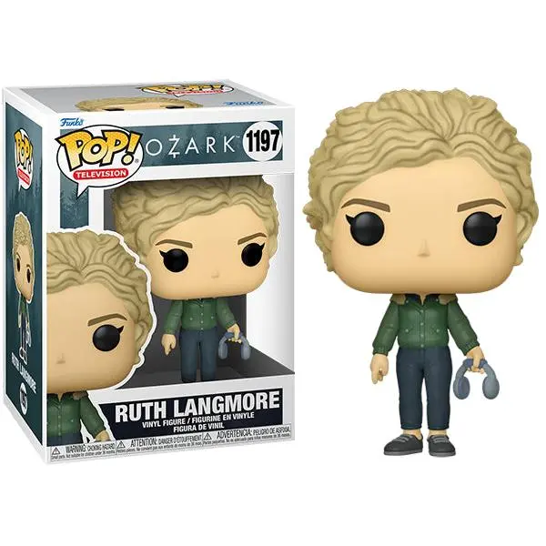 Funko Pop! Ruth Langmore Ozark #1197 Standard Size Vinyl Figure - New TV Series Collectible Figurine with PopShield Protector, Display Figures