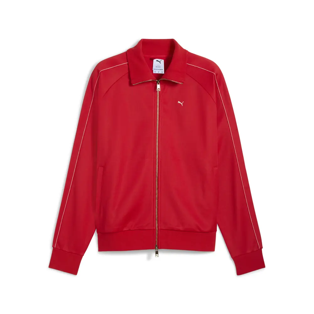 PUMA Mens T7 Athletic Outerwear Casual - Red PUMA Mens T7 Athletic Outerwear Casual - Red