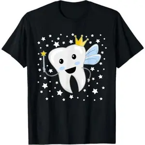 Tooth Fairy Halloween Costume Dental Assistant Dentist T-Shirt
