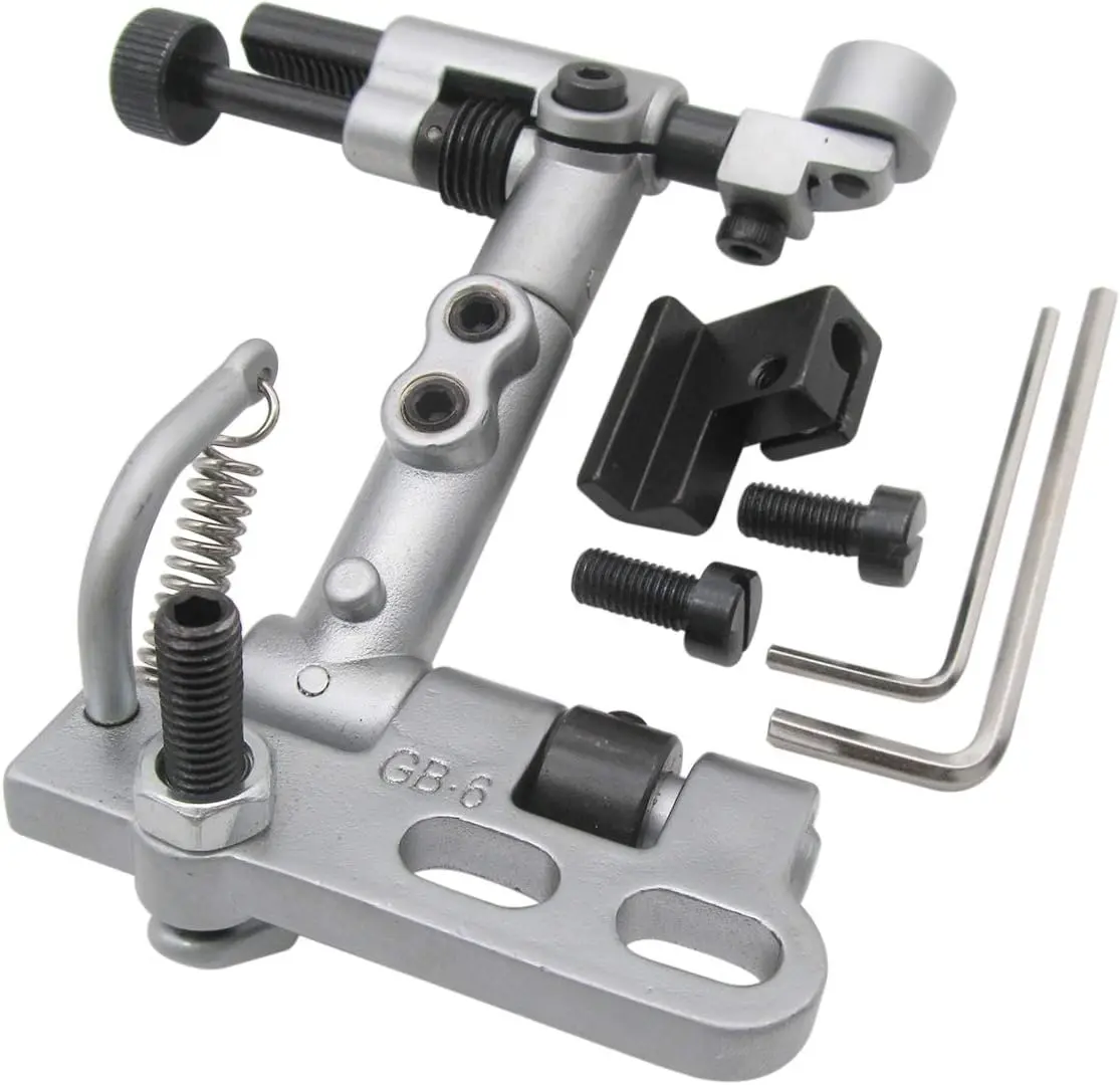 Brand - 1SET Suspended (Hanging) Edge Guide#GB-6 Compatible with/Replacement for Juki Brand LU-1508 LU-1510 DNU-1541S LU-562 LU-563 Singer Brand 111G 111W 211G 211W CONSEW Brand 225 226R