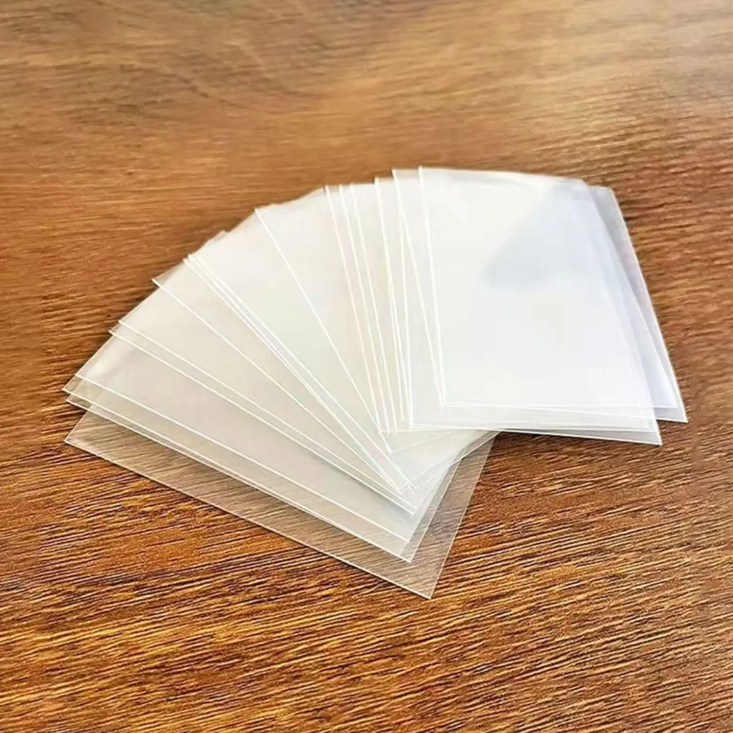 50 transparent card holders, waterproof card holders, card protection cases, office supplies
