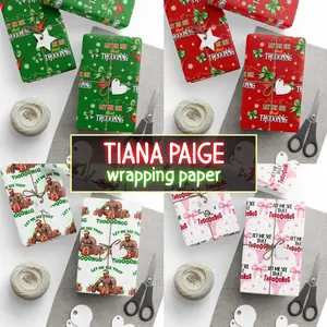 “Let Me See That Th00nggg” Meme Collection Wrapping Paper,  Funny Th0ng Song Meme Christmas Gift Wrap, Viral Holiday Paper, Gift for friends, Xmas 2025