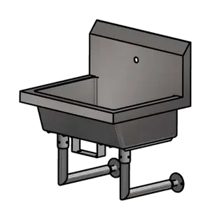 BK Resources, MSHS-24W1B, Sink, Hand