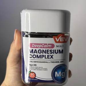 Product Review of VEV DeepCalm 14-in-1 Magnesium Complex Gummies, Blended Supplement - Ashwagandha, L-Theanine, D3 & Zinc, Daily Health Bundle, 90 Count from M**4