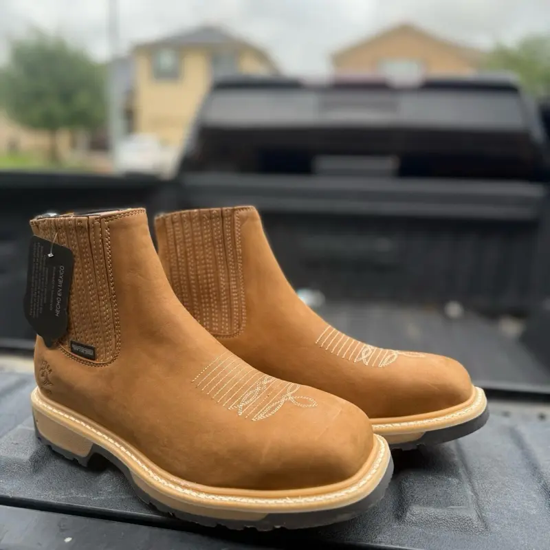 Zapato de trabajo con casco miel work boot