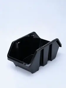 Stackable Slanted Storage Basket, Home Toy Organizer Box, Parts Separation Sorting Container, Multi-Purpose Household Storage Solution