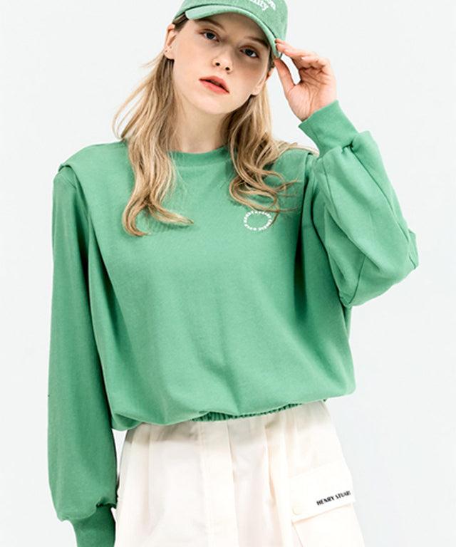 HENRY STUART Women's Over Shoulder T-Shirt - Green