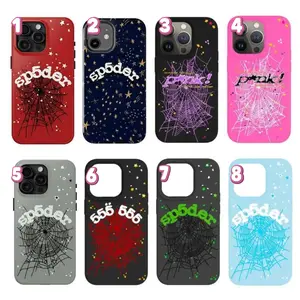 Sp5der Punk Style Phone Case, Sp5der Pink 555 Tough Phone Case, For iPhone 7 to iPhone 17