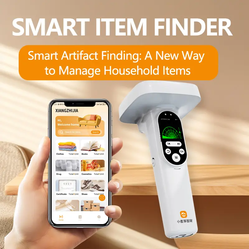 Smart Item Finder with Handheld Terminal - Rapid Search for Household Devices, Quick Location Tracking, Inventory Management System for Home Users