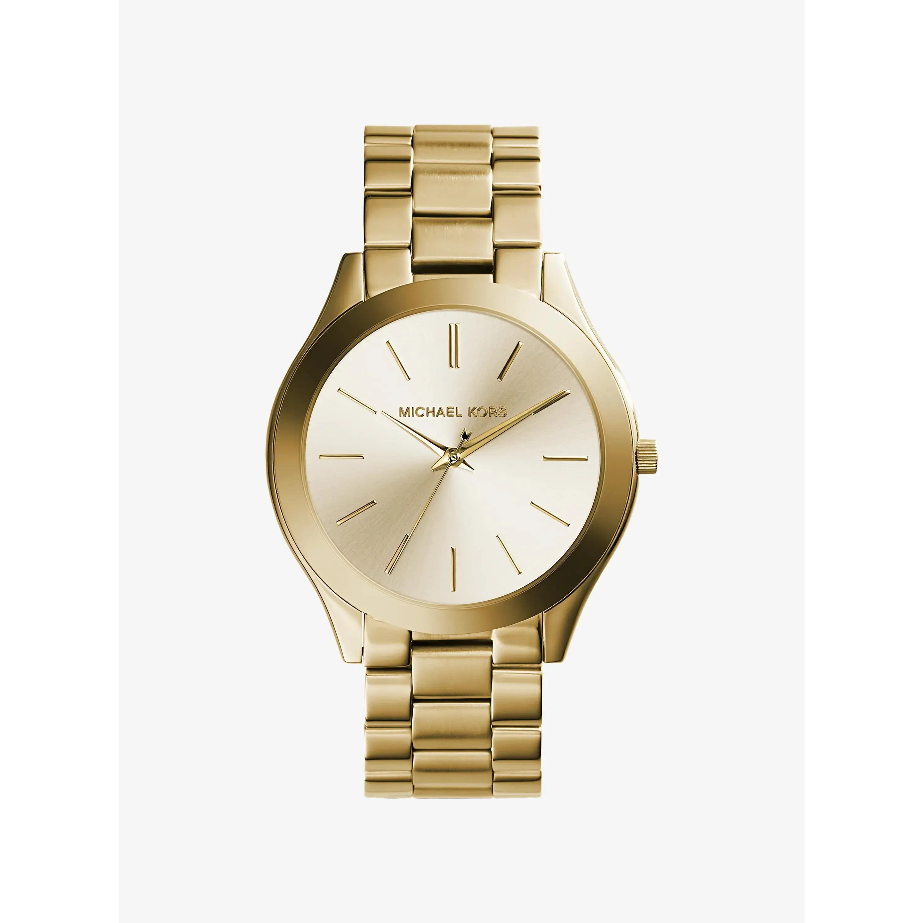 Slim Runway Gold-Tone Stainless Steel Watch