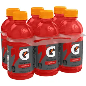 Gatorade Thirst Quencher Fruit Punch Sports Drink, 12 fl oz, 6 Count