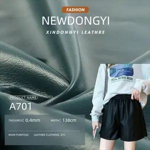 NEWDONGYI 0.4mm Ultra-Thin Soft PU Leather Fabric, High-Quality Drape, Sheepskin Texture, Ideal for Clothing & Bags, Premium Material