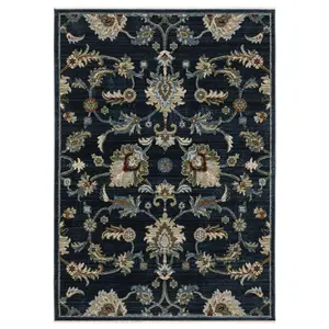 Oriental Weavers Capella CAP05 Blue Multi Traditional Machine Woven Rug