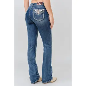 Steer Head Bootcut Jeans