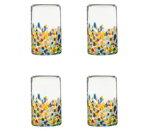 10 Strawberry Street S/4 San Lucas Mexican Glassware, Hiball