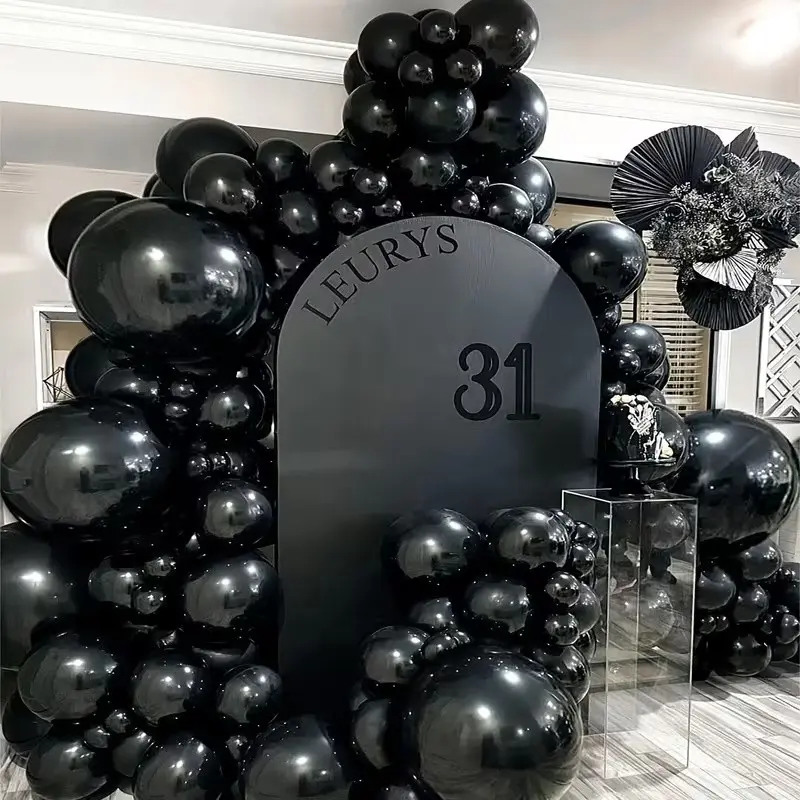 94pcs Balloon Wreath Set, 18/10/5inch Latex Balloon Arch Garland, Perfect for Parties, Halloween, Graduation, Christmas Decoration, Balloon Arch Kit