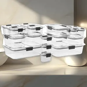 Rubbermaid 36pk Plastic Food Storage Set - Plastic Food Storage, 36pk, for Kitchen, BPA-Free, Stackable, Complete Set