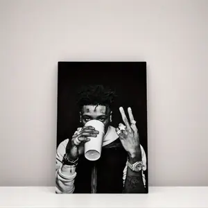 1pc Canvas Poster Young Boy Never Broke Again Room Decoration Wall Decor Canvas Printing / Painting