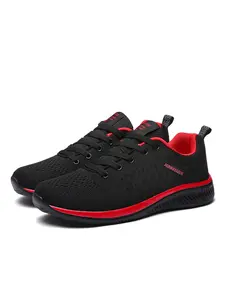 Men's Classic Flyknit Shoes, Fashionable Breathable Lightweight Casual Running Shoes, Athletic Running Shoes, Sporty Running Shoes, Outdoor Travel Sneakers, Workout Sneakers, Comfortable Sports Footwear