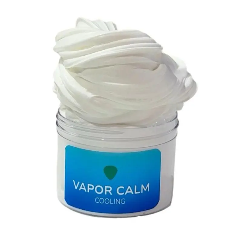 Vapor Calm – Butter Slime, Eucalyptus Spearmint Scent relieve stress Squishy Maker Soft Squishy 