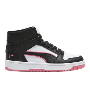 PUMA Womens Rebound Layup Lace Up Sneakers Shoes Casual - Black, Pink