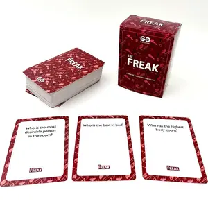 The Freak Party Game, 1 Box Party Board Game Social Funny Dare To Challenge Table & Card Games, Drunken Card Games for Adults, Fun Cards for Family & Friends, Tabletop Games